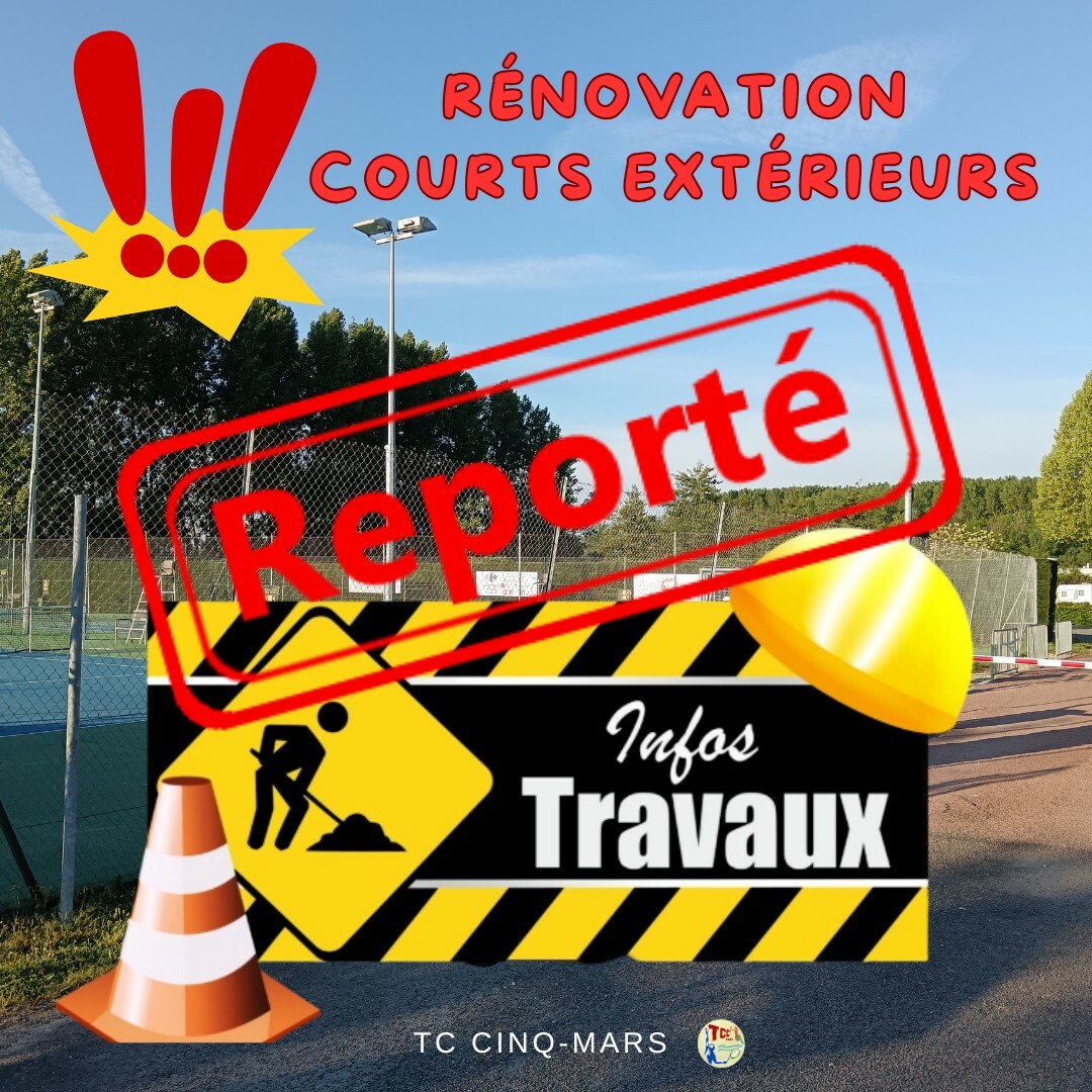 RÉNOVATION COURTS EXTÉRIEURS  🛠️