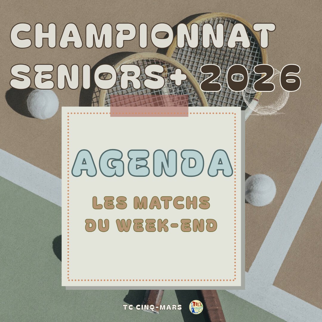 🎾 Championnat Seniors+ 2026