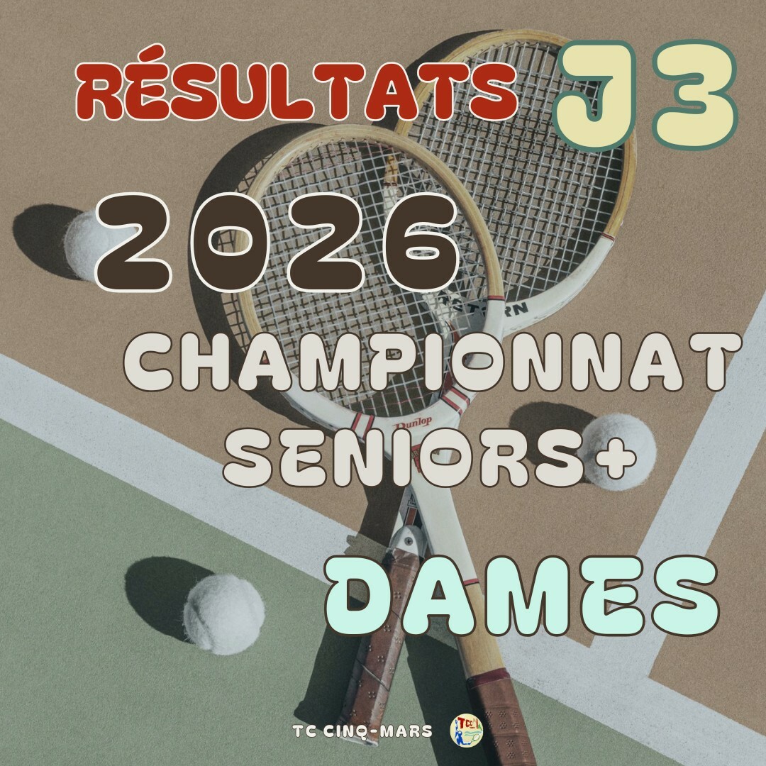 🎾 CHAMPIONNAT SENIORS➕