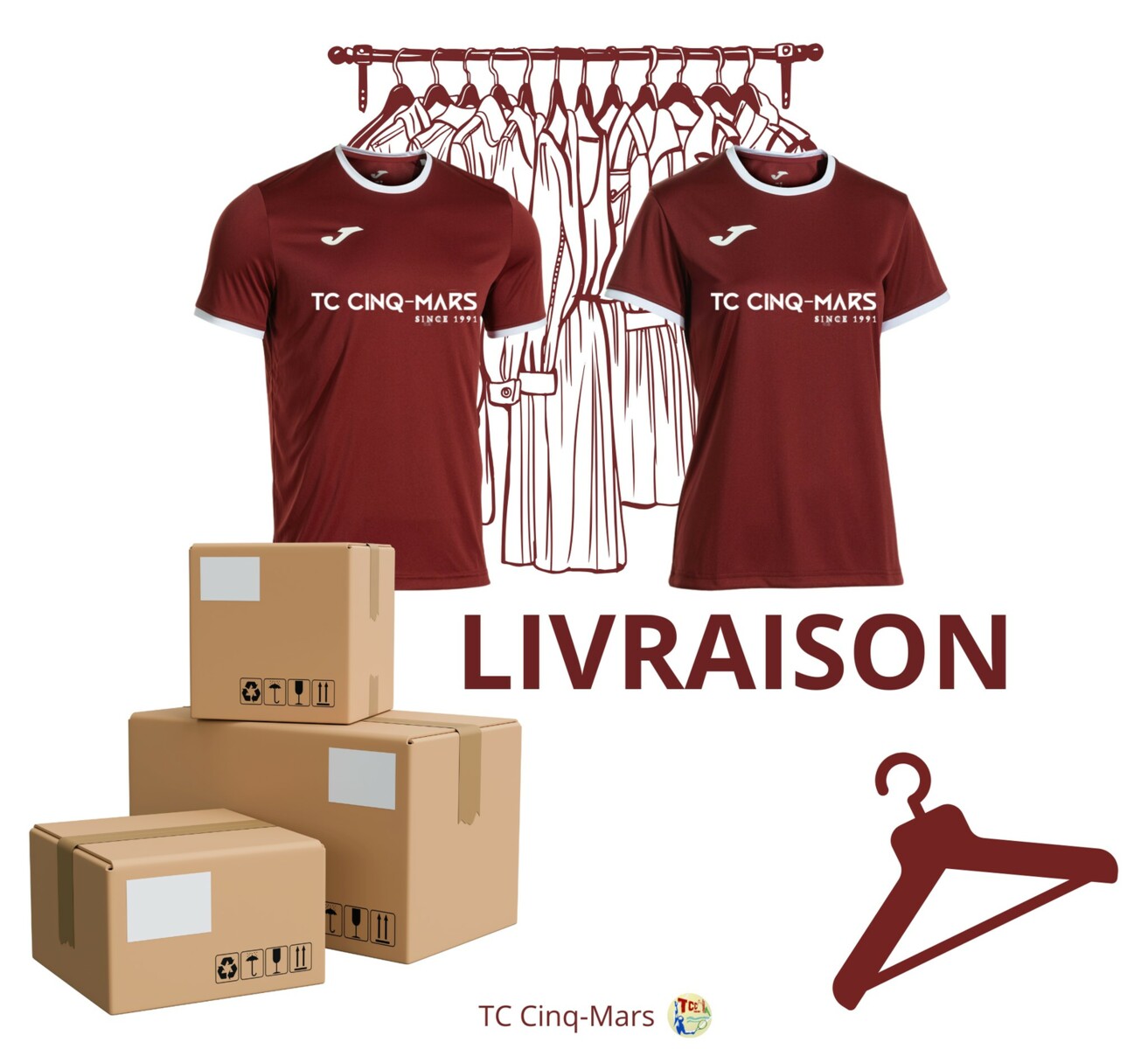 TEE-SHIRTS "TC CINQ-MARS"