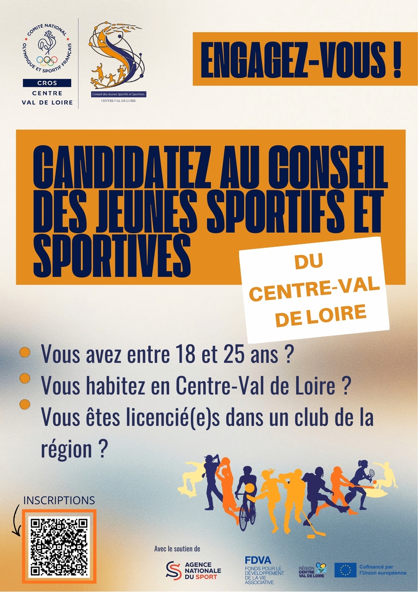 Conseil Régional des Jeunes Sportifs et Sportives du CROS Val de Loire