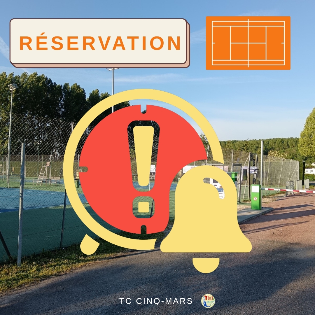 RÉSERVATION TERRAINS 🚦