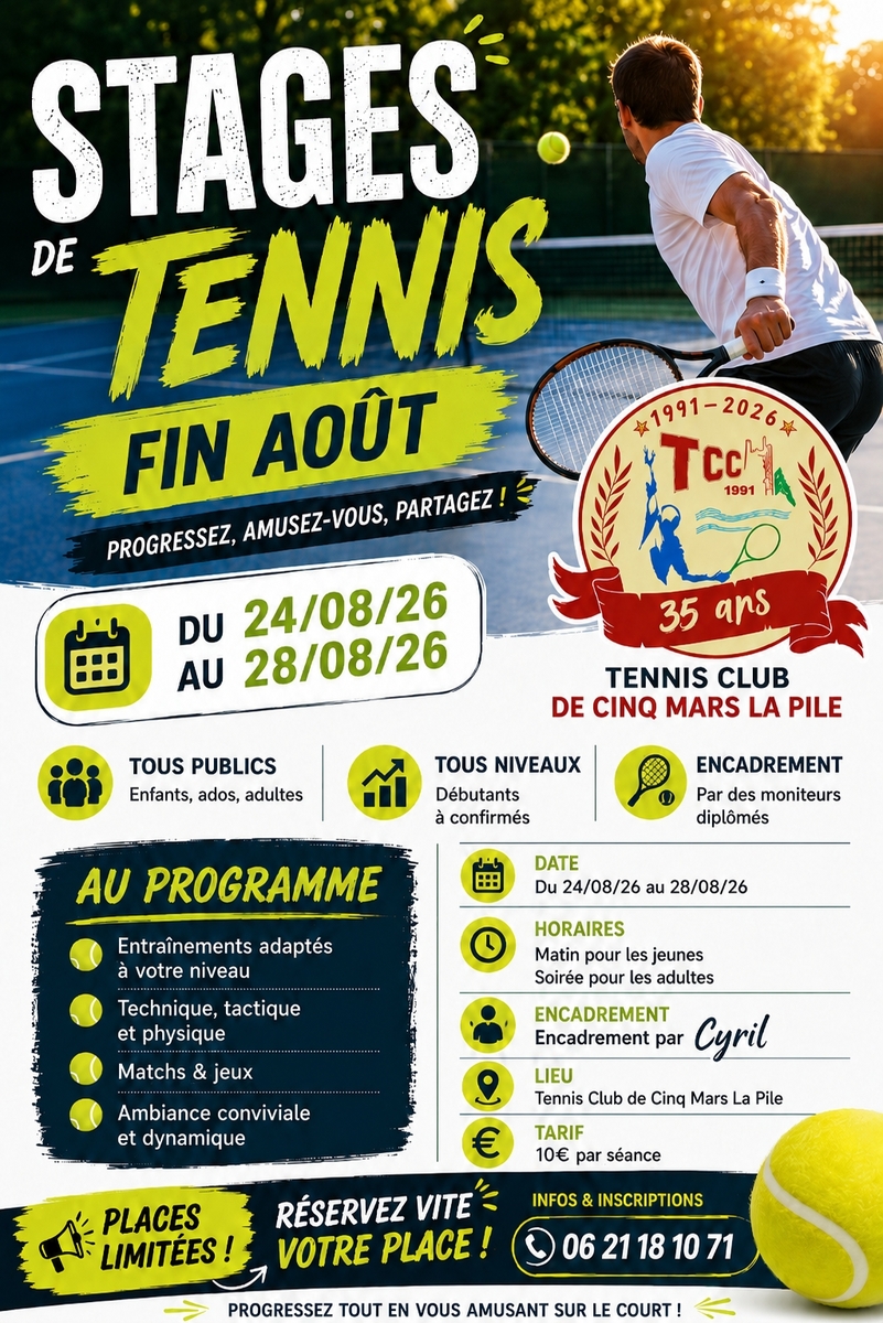 🏫 STAGE RENTRÉE 🎾