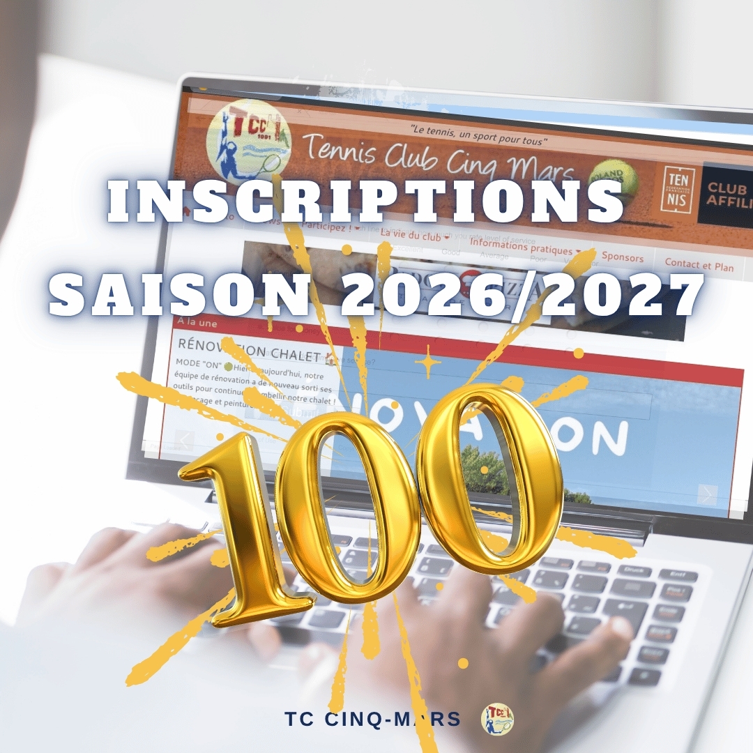 Inscriptions 2026/2027 📑