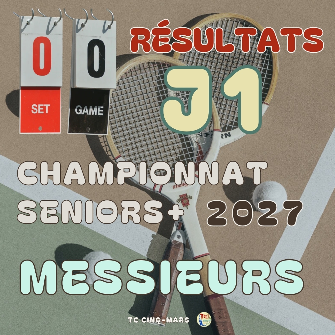 🎾 CHAMPIONNAT SENIORS➕