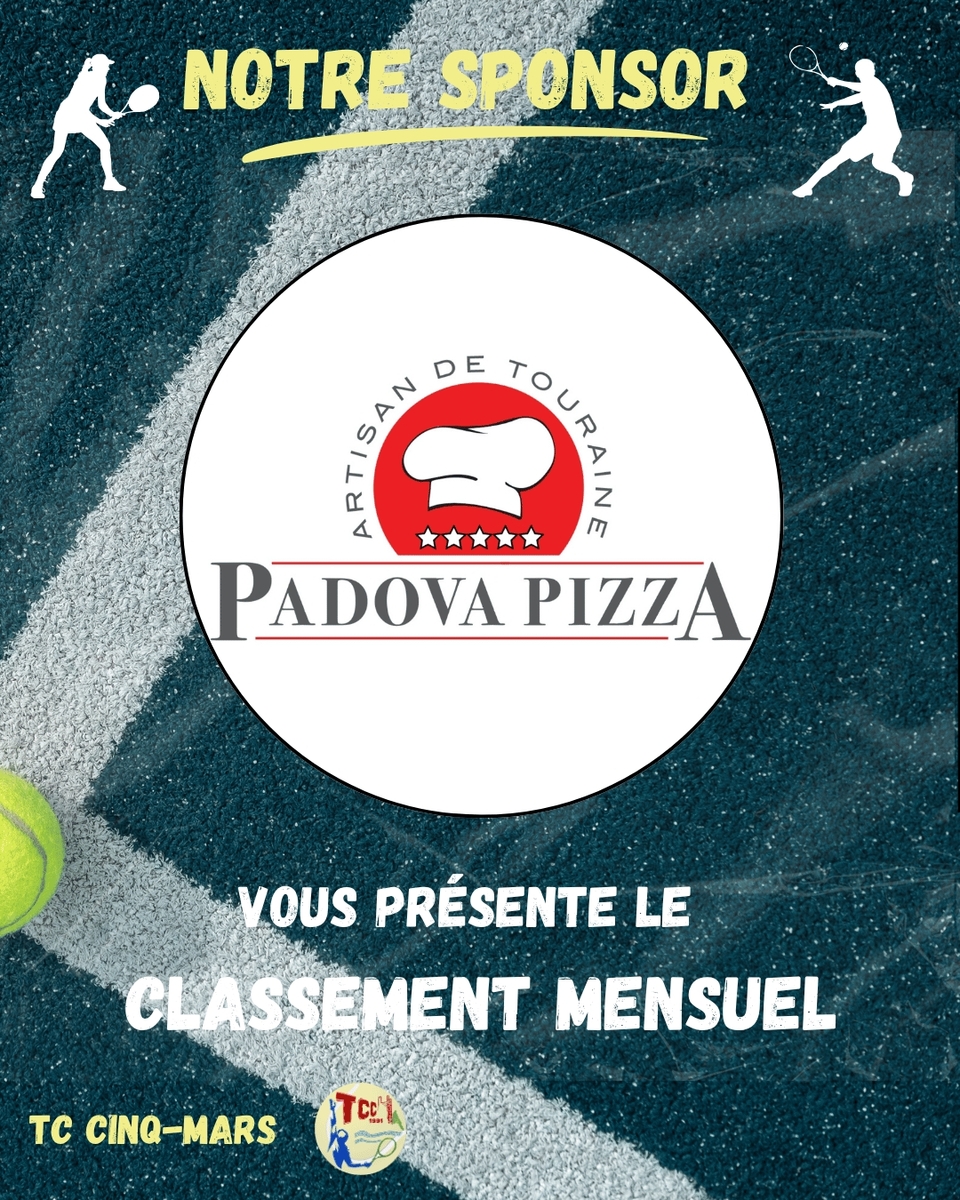 📊 CLASSEMENT OCTOBRE 2026 🎾