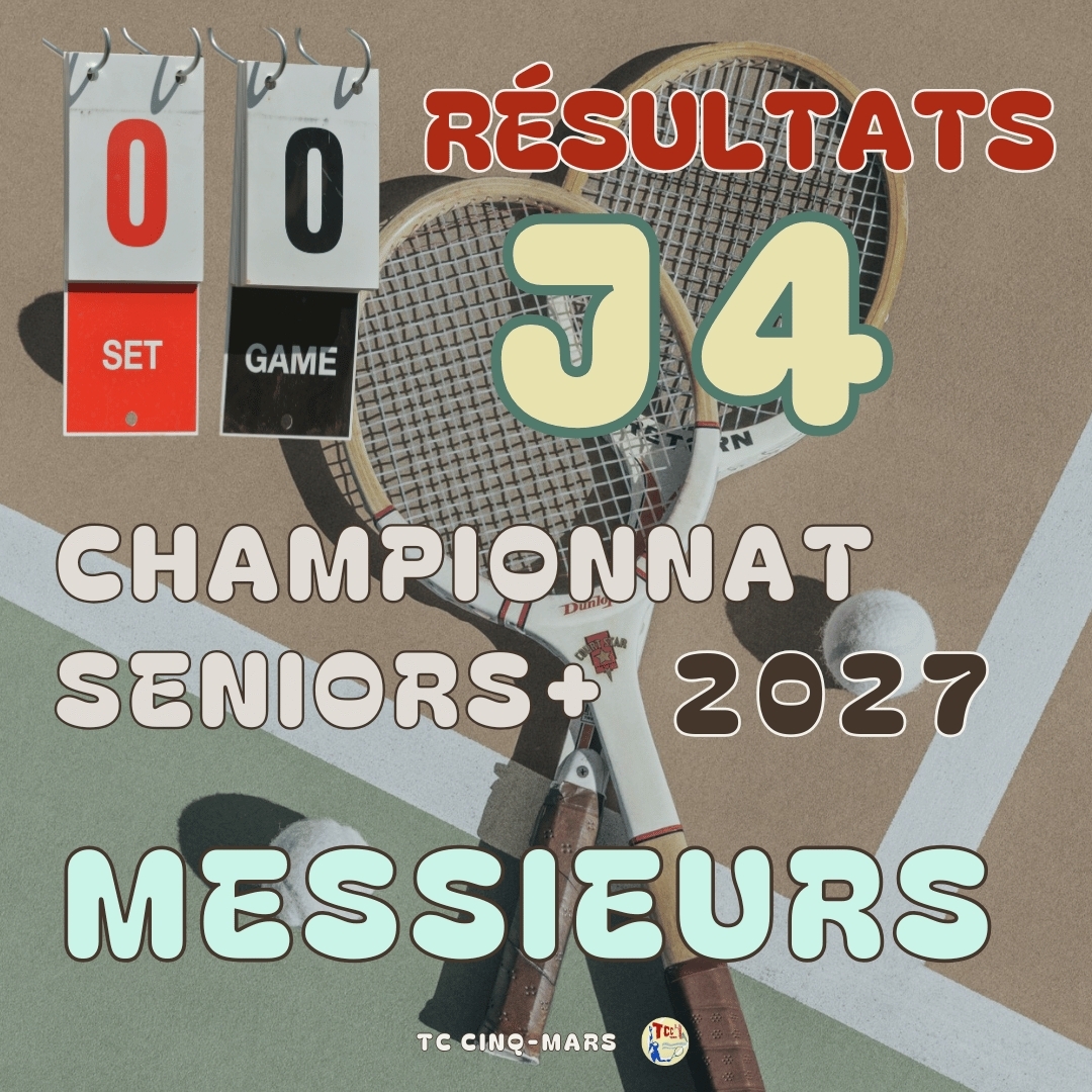 🎾 CHAMPIONNAT SENIORS➕