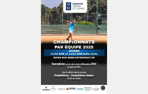 Championnat par équipe Jeunes 2025