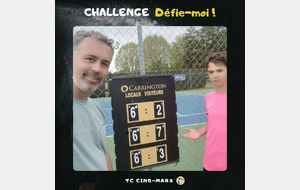 Challenge &quot;Défie-moi&quot; 