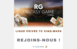 RG Fantasy Game avec le TC Cinq-Mars 📱🖥️