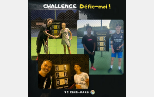 Challenge &quot;Défie-moi&quot; 