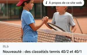 CLASSEMENT 🎾