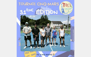 🎾 TOURNOI TENNIS CINQ MARS 🎾