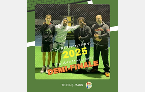 Tournoi interne 2025 🎾