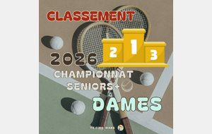 CHAMPIONNAT SENIORS➕ 2026