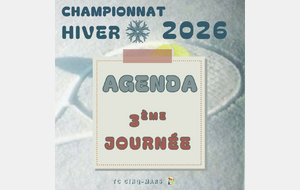 🎾 CHAMPIONNAT HIVER 2026 ❄️