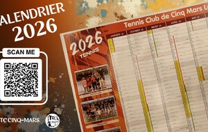 CALENDRIER TC CINQ-MARS 🗓