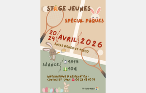 Stage Tennis Jeunes 🎾