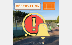 RÉSERVATION TERRAINS 🚦