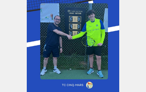 Tournoi interne 2026 🎾