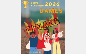 🎾 Coupe SCHMIDLIN 2026 🏆