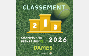 Championnat Printemps 2026 🌿