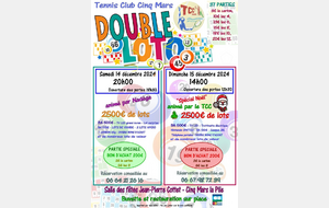 DOUBLE LOTO TC Cinq Mars