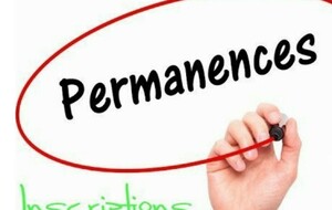 Permanence &quot;Inscriptions&quot; 📝