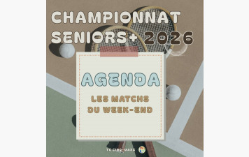 🎾 Championnat Seniors+ 2026