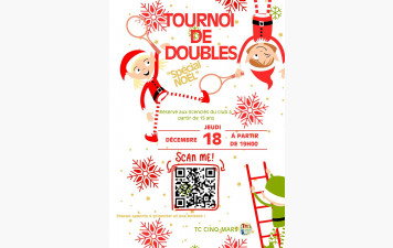 🌲 TOURNOI DE DOUBLES 🎅