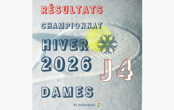 🎾 CHAMPIONNAT HIVER 2026 ❄️