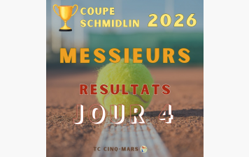 🎾 Coupe SCHMIDLIN 2026 🏆
