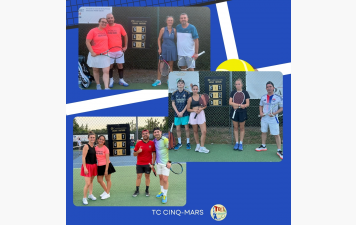 Tournoi interne 2026 🎾
