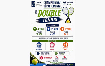 CHAMPIONNAT DÉPARTEMENTAL DE DOUBLE 2027 🎾
