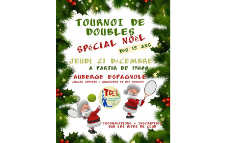 🌲 TOURNOI DE DOUBLES 🎅