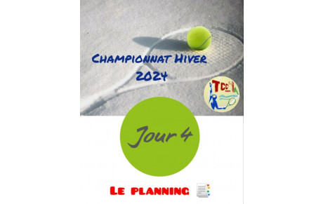 🎾 CHAMPIONNAT HIVER 2024 ❄️