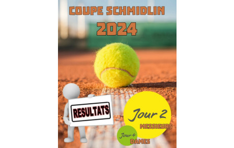 🎾 Coupe SCHMIDLIN 2024 🏆