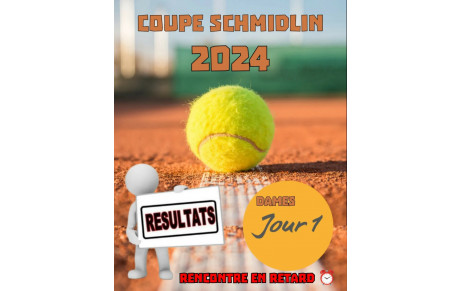 🎾 Coupe SCHMIDLIN 2024 🏆