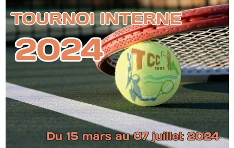 TOURNOI INTERNE 2024 🎾