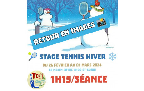 🎾 Stage Tennis Hiver 2023 ❄️