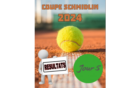 🎾 Coupe SCHMIDLIN 2024 🏆