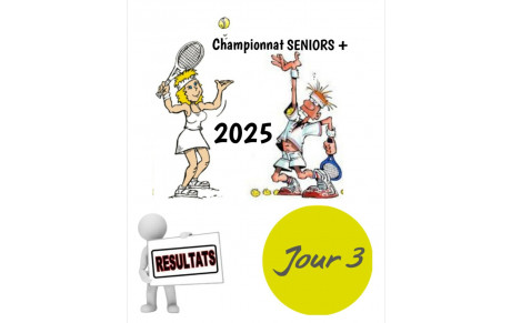 🎾 CHAMPIONNAT SENIORS➕  2025