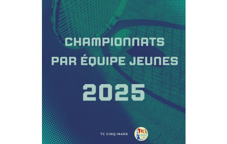 CHAMPIONNAT PAR EQUIPE JEUNES 2025 🎾