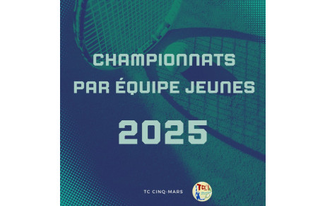 CHAMPIONNAT PAR EQUIPE JEUNES 2025 🎾