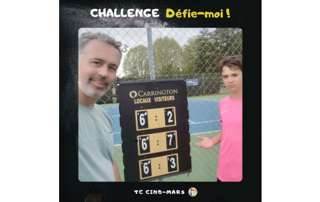 Challenge &quot;Défie-moi&quot; 