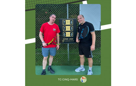 Tournoi interne 2025 🎾