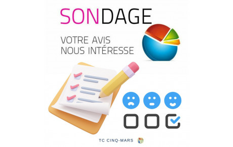 SONDAGE TC CINQ MARS 📝