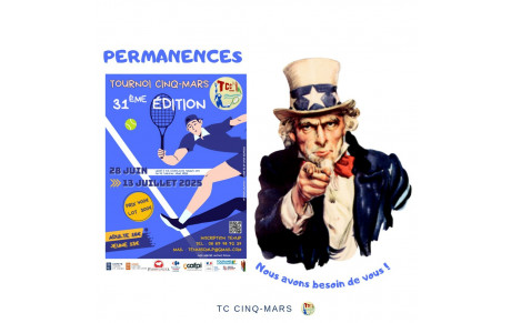 TOURNOI OPEN CINQ MARS 🎾