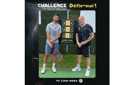 Challenge &quot;Défie-moi&quot; 