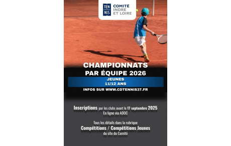 Championnat par équipe Jeunes 11-12 ans 2026